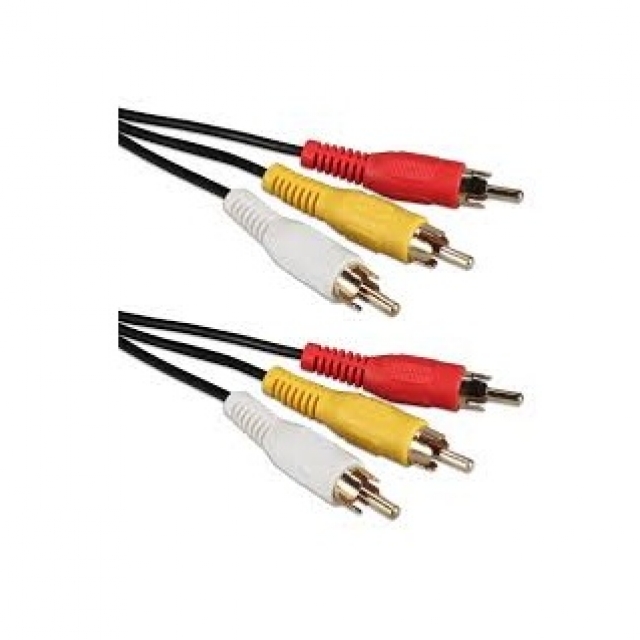 Cable audio 3RCA a 3RCA 1.8M AC-300 (655)
